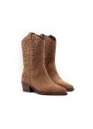 Botas serraje piel taupe Vexed