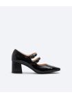 Zapato negro dos hebillas Patricia Miller