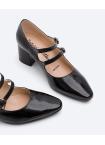 Zapato negro dos hebillas Patricia Miller