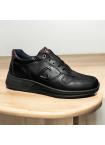 Zapato cordones negro Luisetti